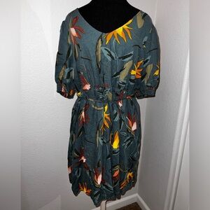 Ava & Viv Linen/Rayon Floral Dress